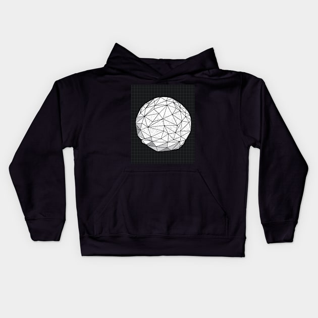 geometric moon Kids Hoodie by Jcollection77